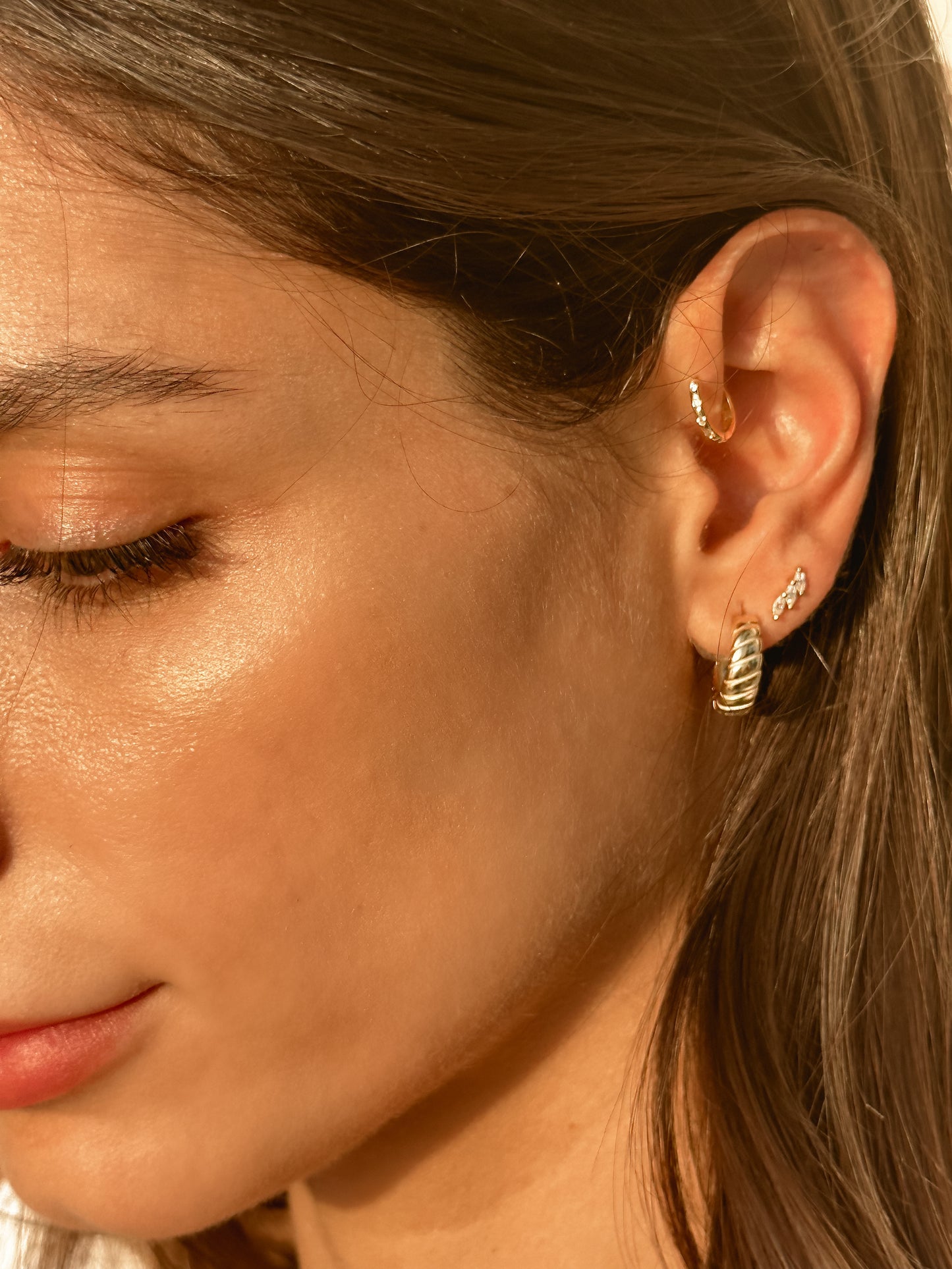 Trio Marquise Studs