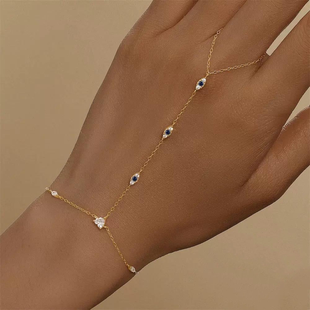 Evil Eye Hand Chain