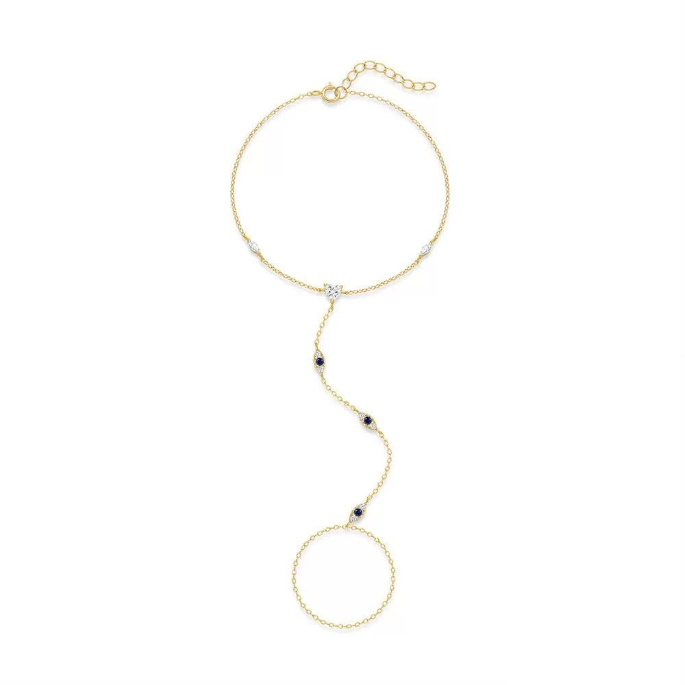 Evil Eye Hand Chain