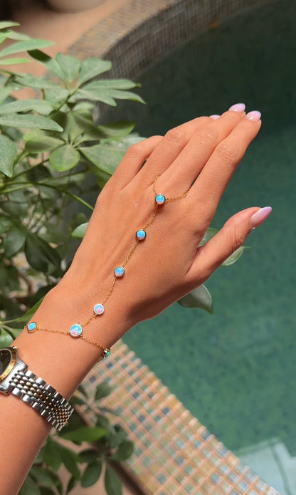 Opal Hand Chain