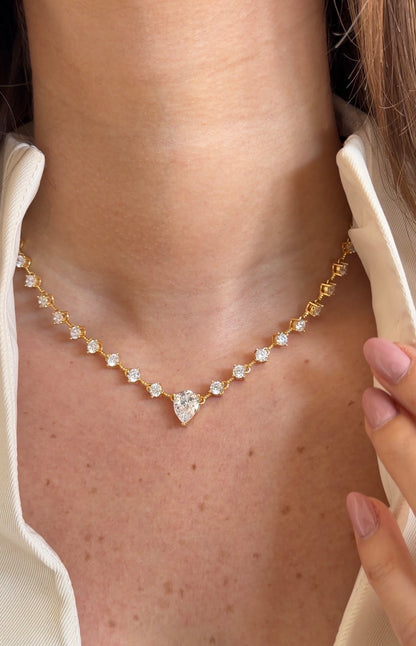 Glace Tennis Necklace