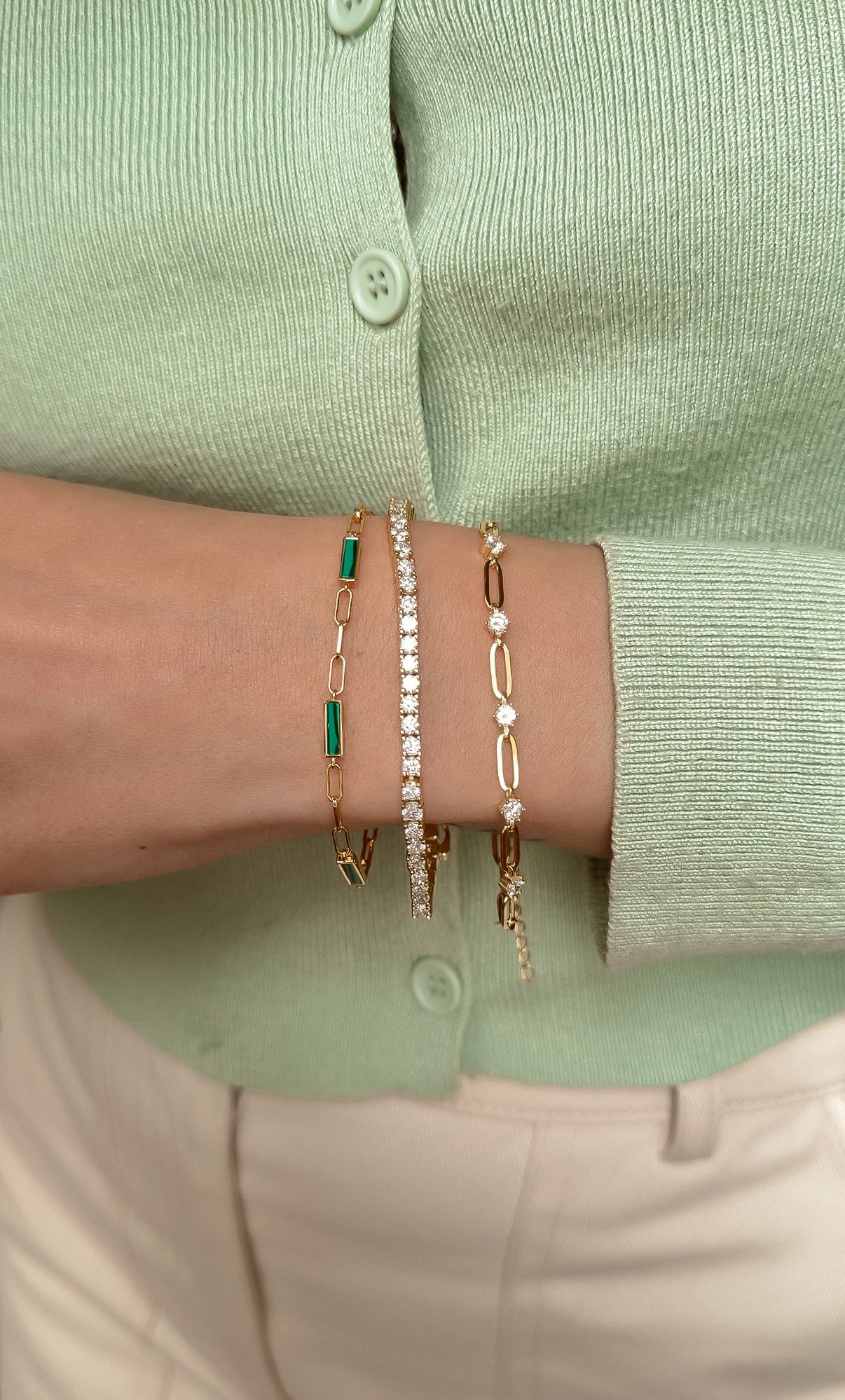 White Stones Bracelet