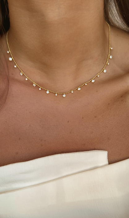 Stone Drop Necklace