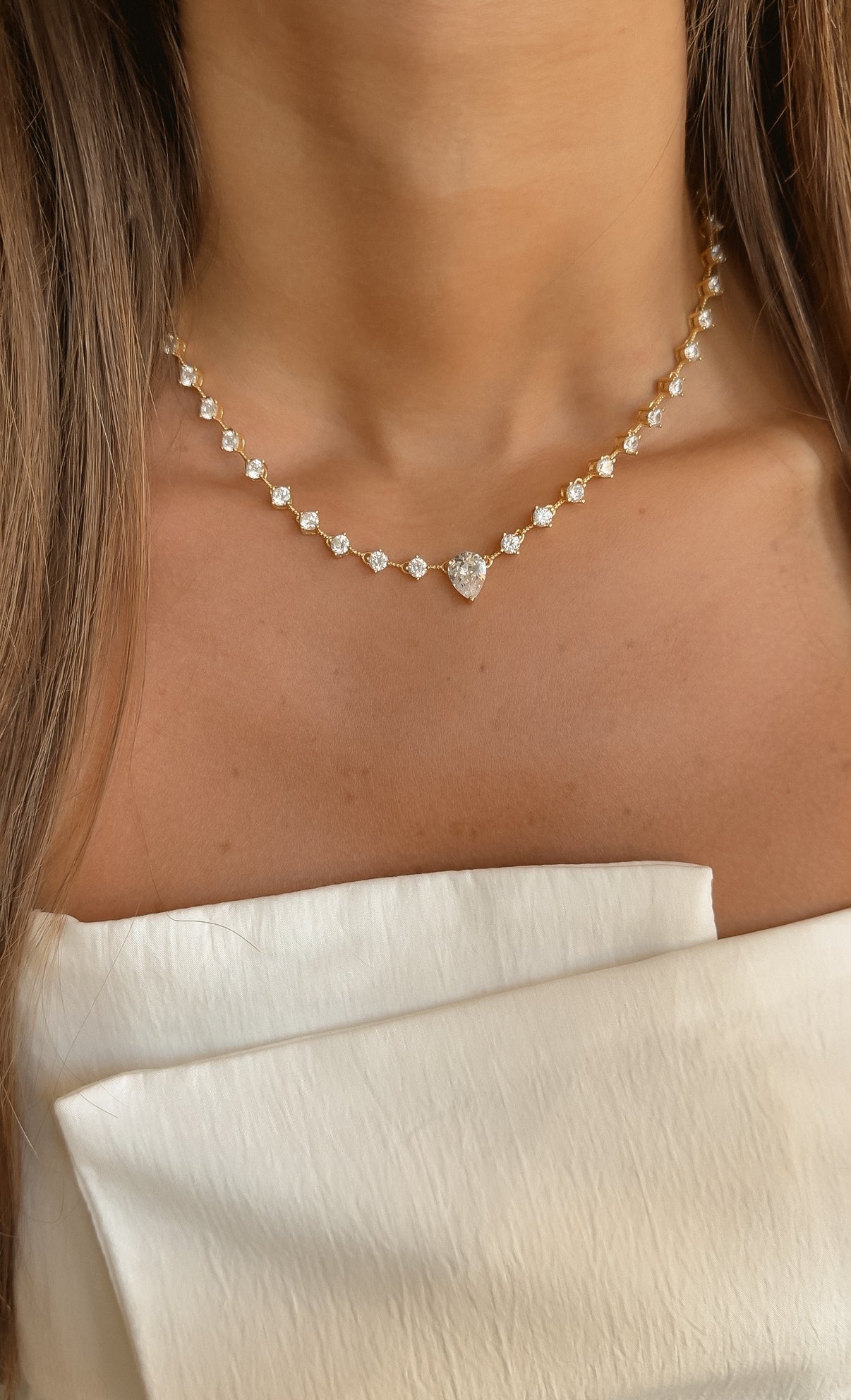 Glace Tennis Necklace